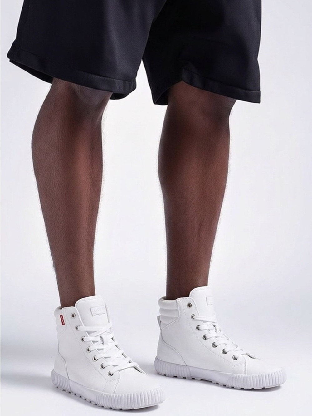 Levi's White High-Top Sneakers